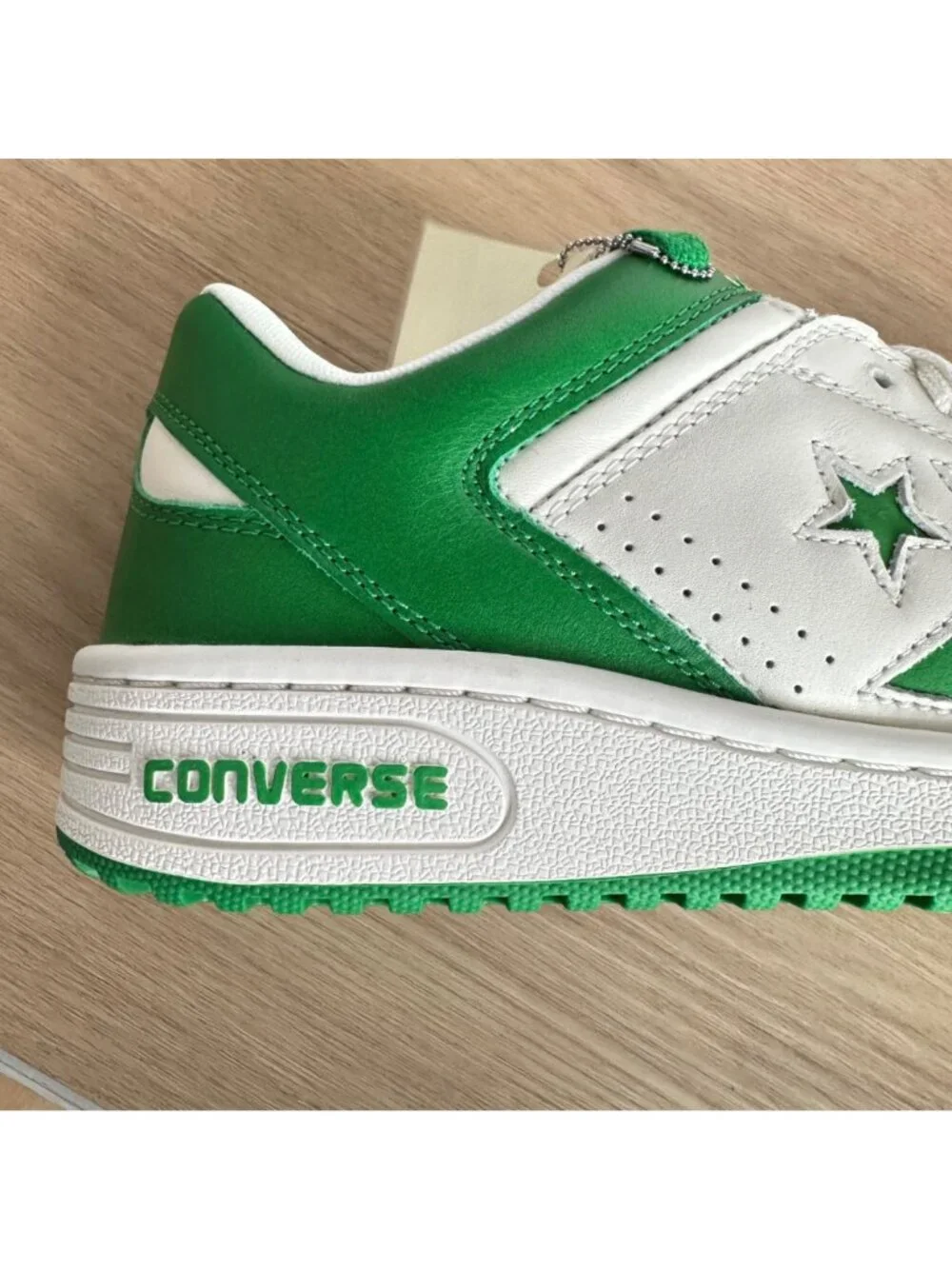 ⭐Converse Weapon OX Low Green White Size 9 Men's Shoes Sneakers A11957C